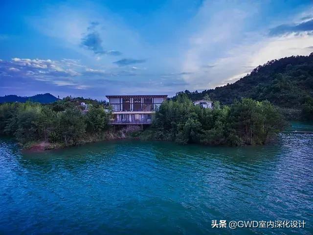 为了钓鱼在水库修一座别墅,最惊艳的民宿设计图