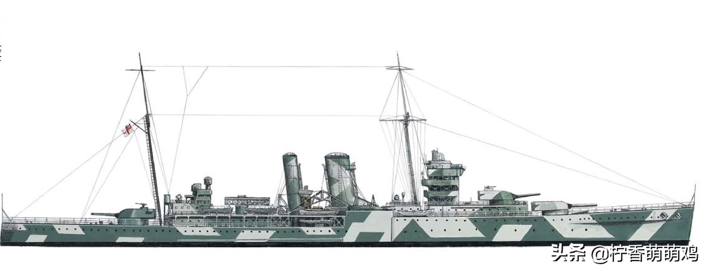 英国轻巡洋舰发展史,盘点英国重巡洋舰
