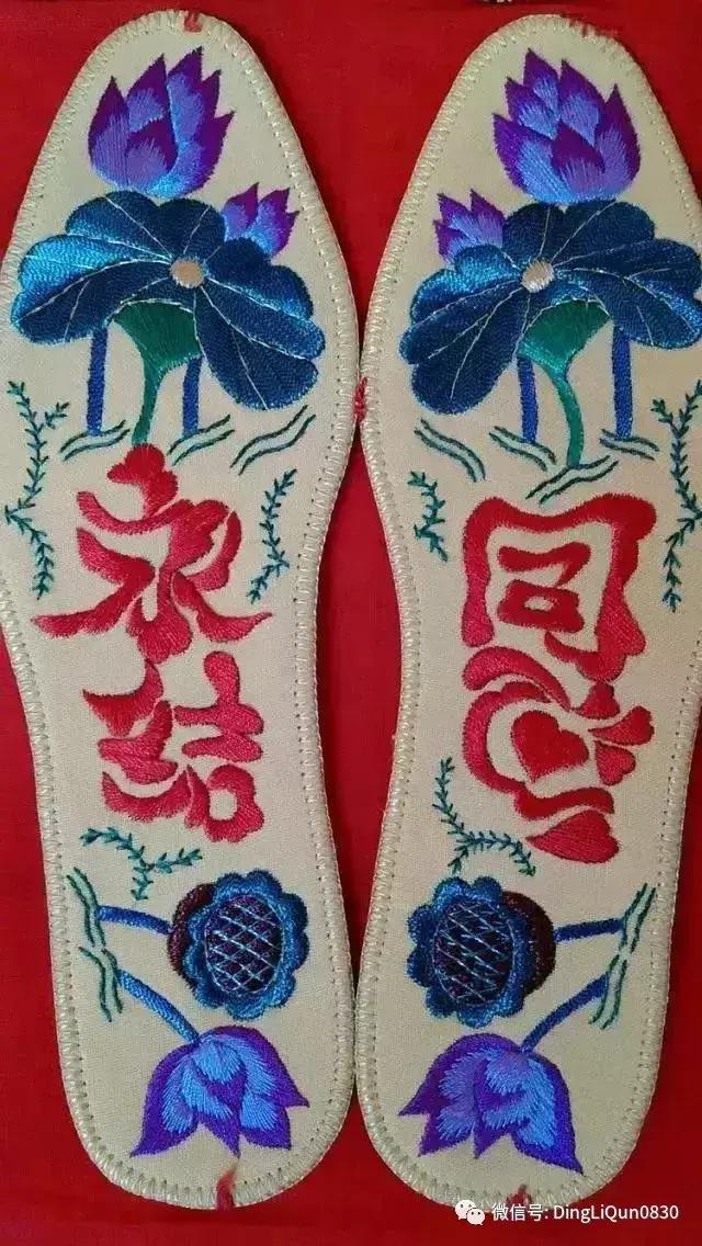 刺绣作品简单的,老式刺绣喜字的鞋垫刺绣方法