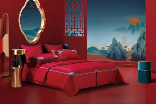 要结婚了买的四件套,水星家纺婚嫁四件套来添喜啦