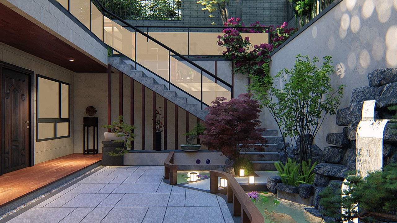 下沉式庭院设计找哪家,下沉庭院设计花园案例