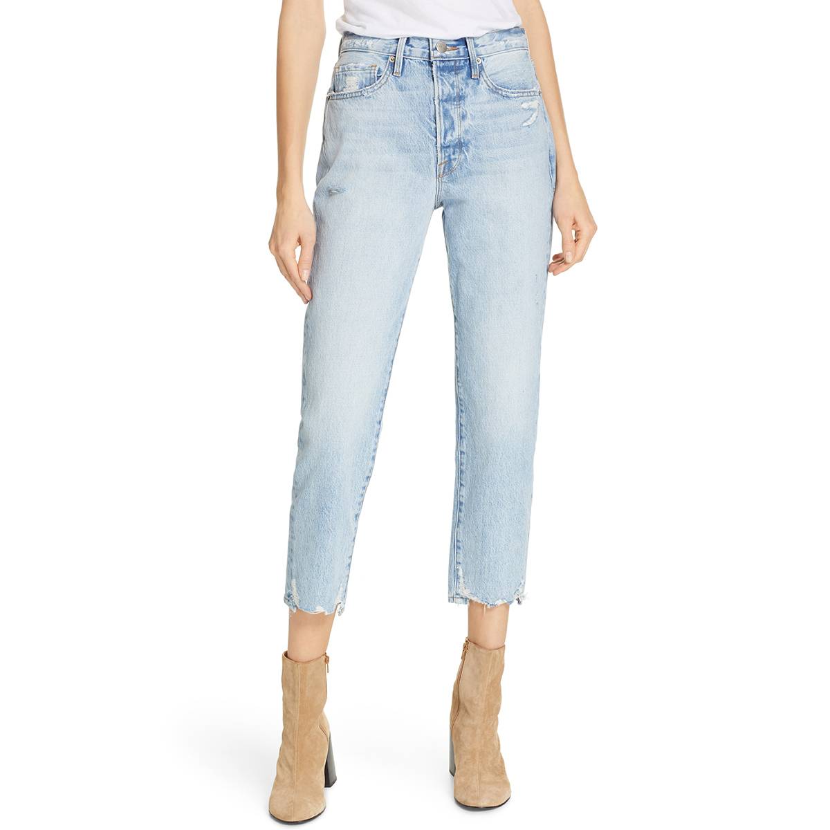 基本上每个名人都穿这条在Nordstrom流行的牛仔裤