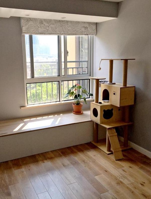 深圳装修晶志装饰89㎡新家装北欧风，地砖做美缝，漂亮极了