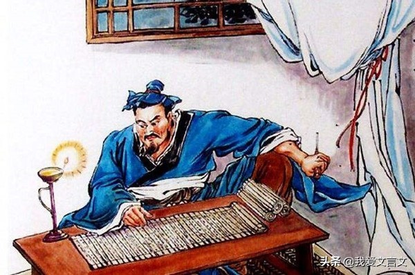 苏秦刺股文言文图片,文言文苏秦刺股