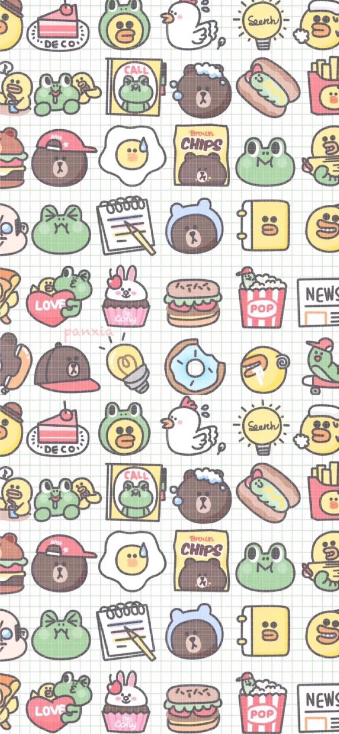 布朗熊可妮兔莎莉鸭壁纸,壁纸iphone专用布朗熊和可妮兔