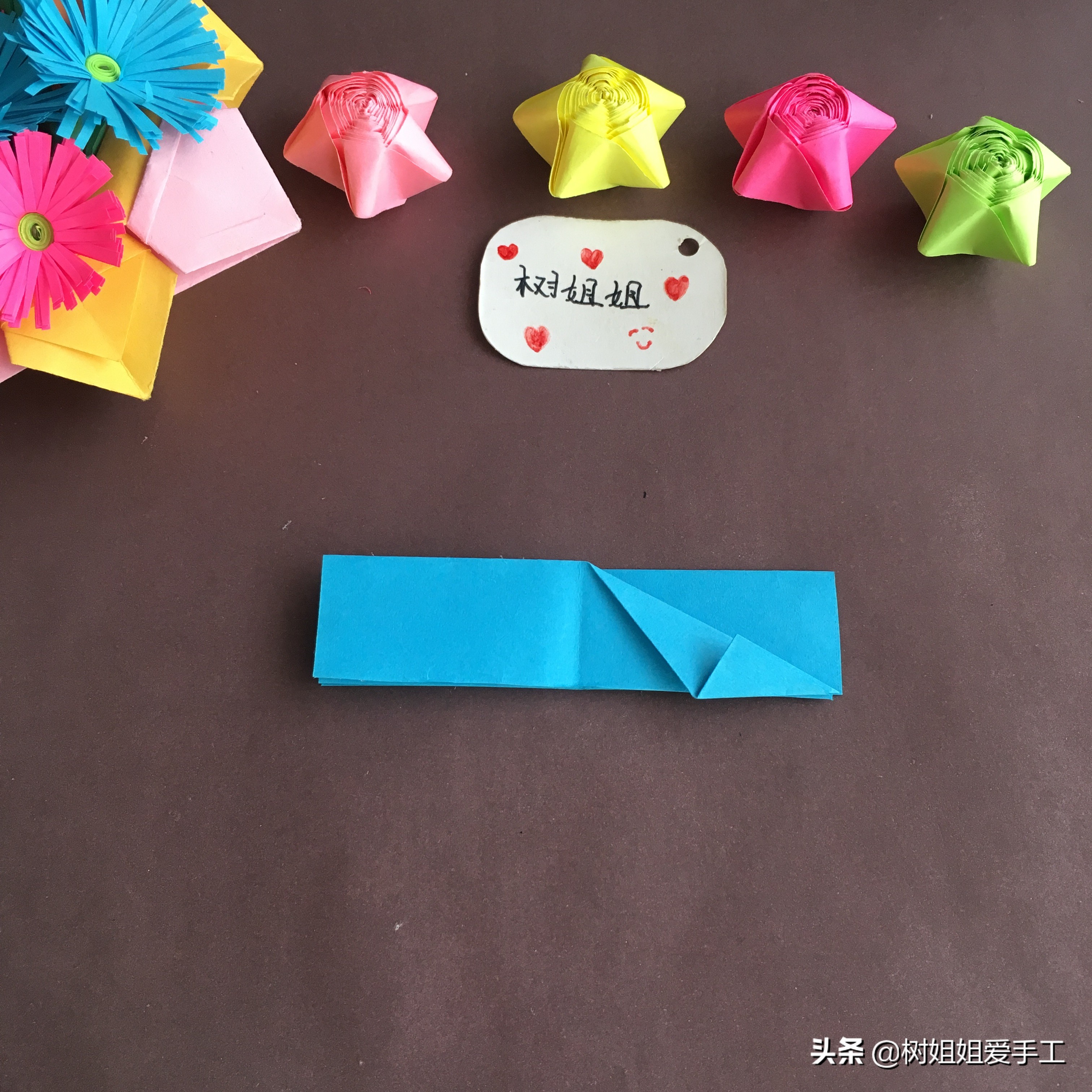 小折纸大智慧，1种折法折出的发簪、陀螺、纸伞