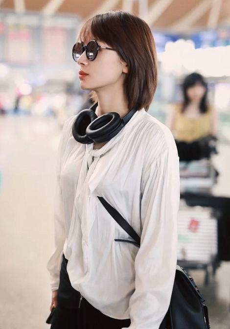 王子文酷飒穿搭,王子文御姐造型