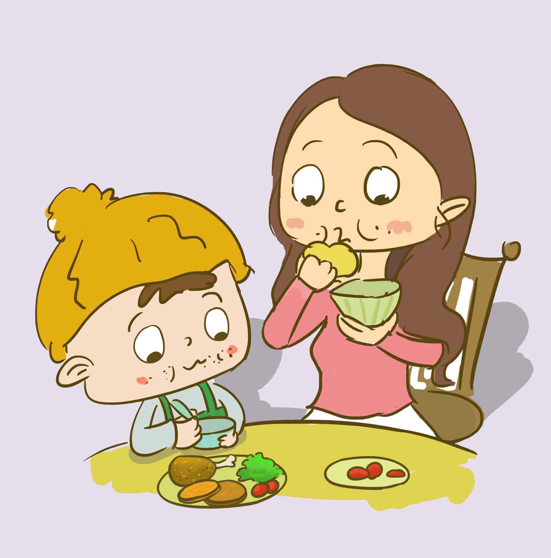 孩子吃饭总是磨蹭怎么办,孩子吃饭磨蹭走神