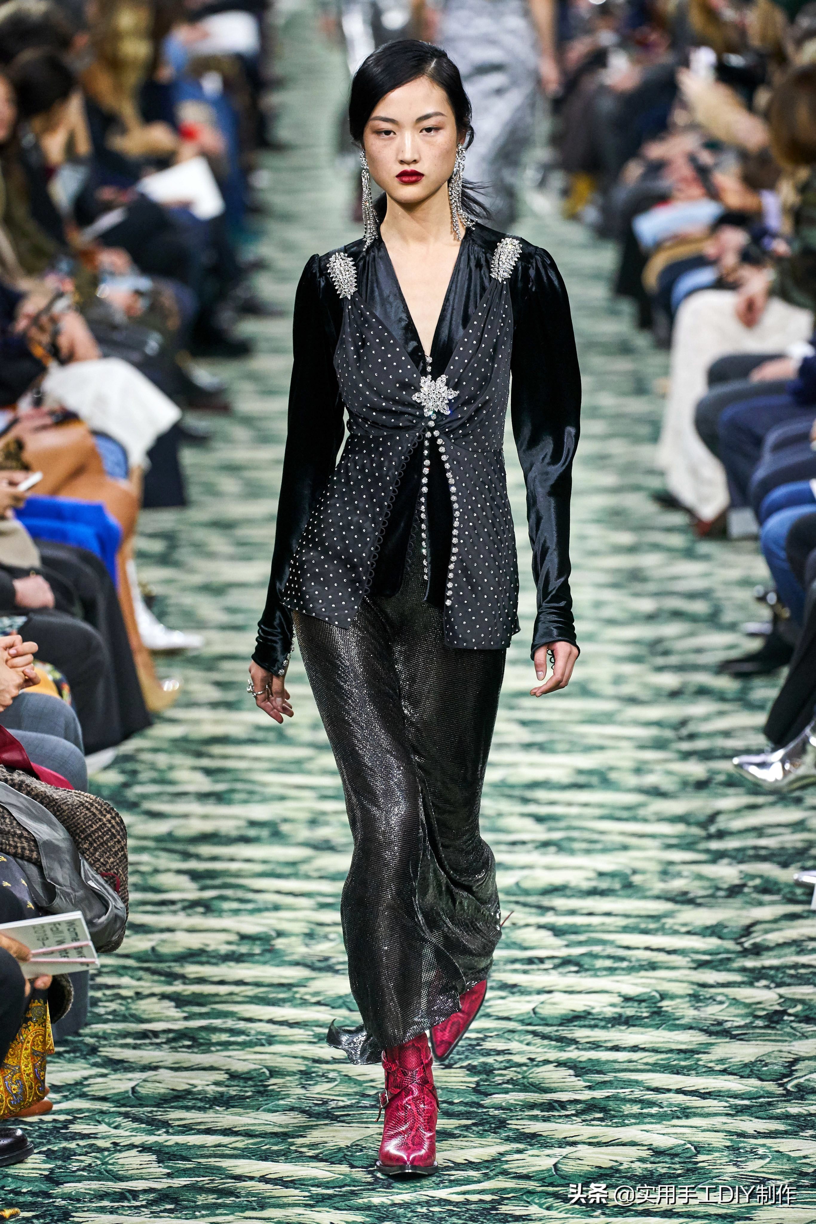 pacorabanne2021春夏系列金属长裙,pacorabanne亮片上衣