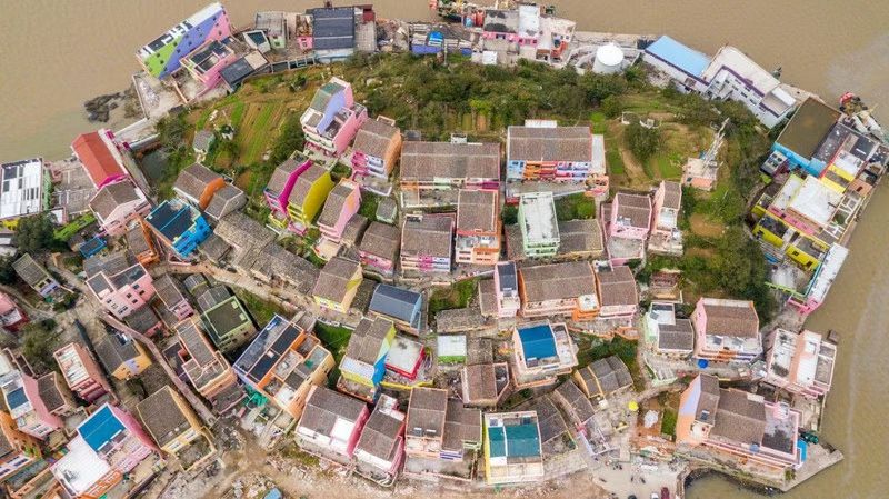 网红彩虹村怎么拍好看,网红彩虹村江门