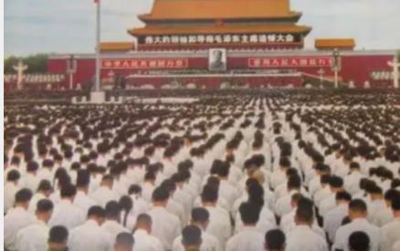 1976毛主席逝世后，世界百国举行吊唁，埃塞举行10万人*行游**