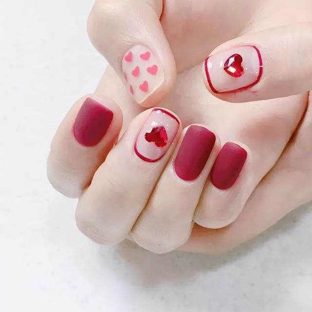 包边拼色美甲做法,美甲包边教程完整版