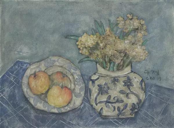 韩国女艺术家：卓秀英，画出来的雅致花草