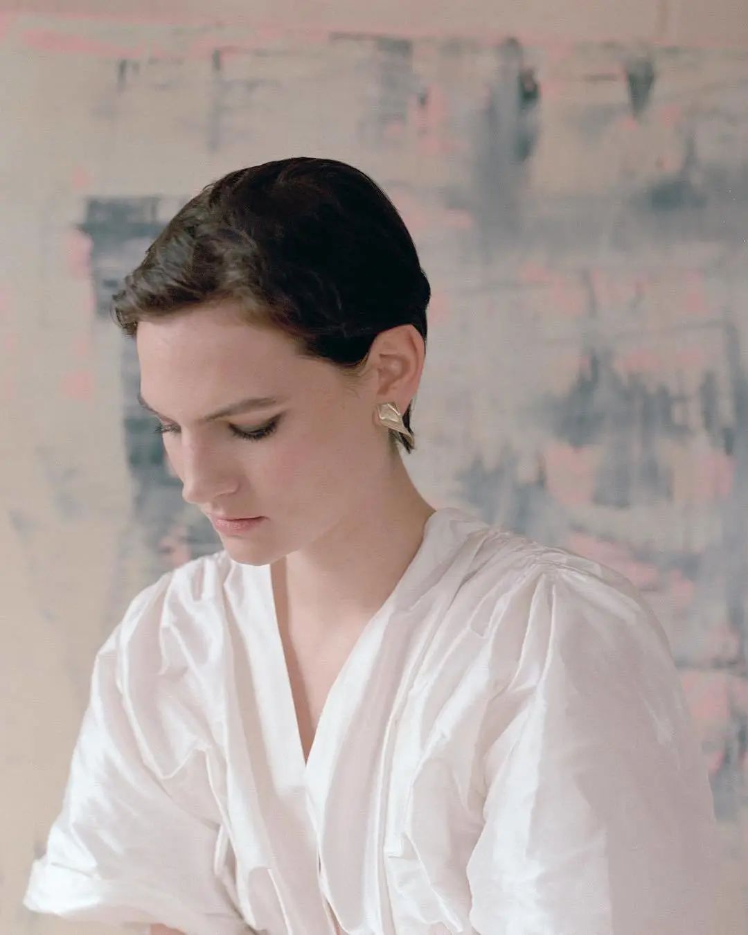 欧阳娜娜耳环,无耳洞耳钉欧阳娜娜