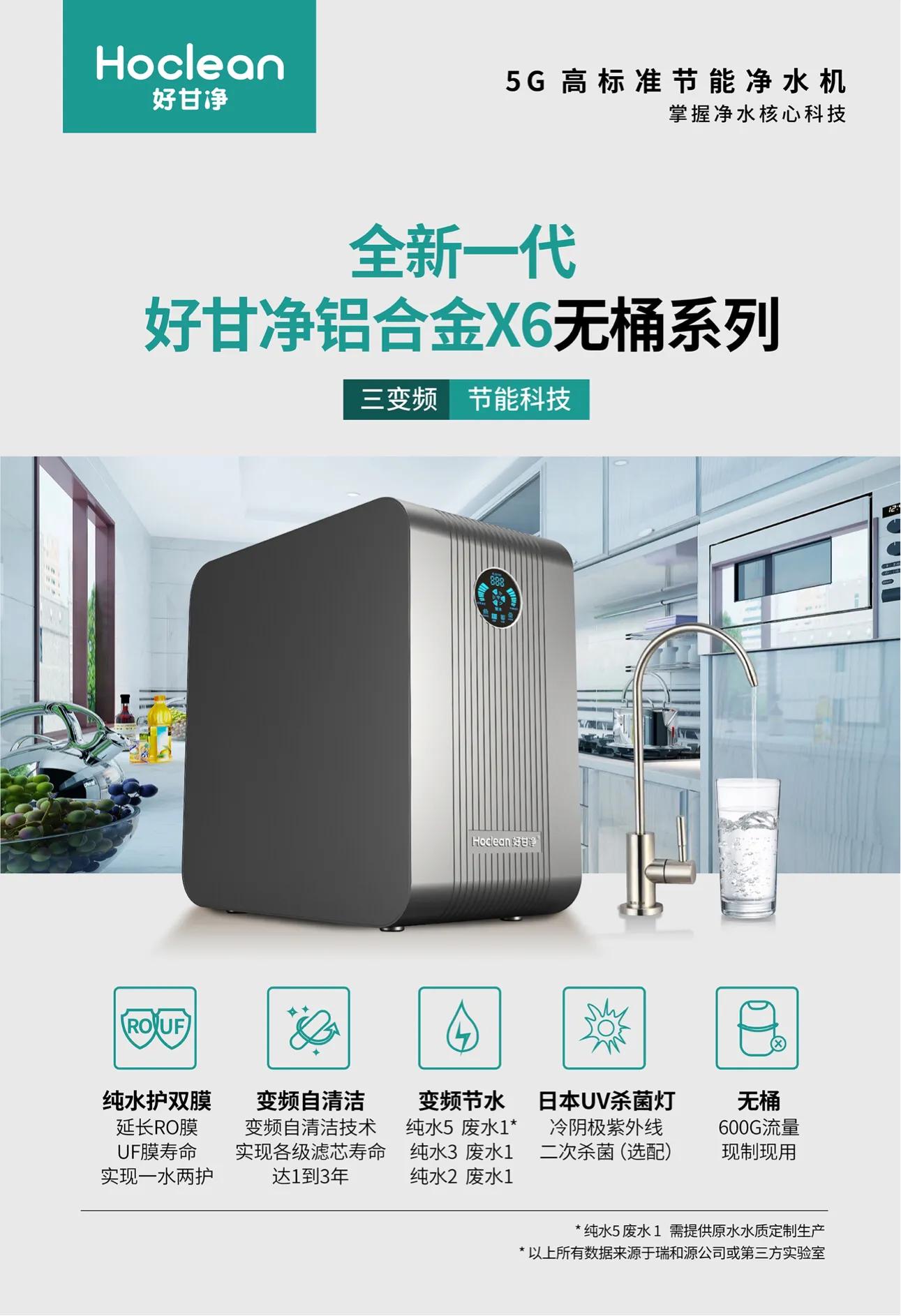 好甘净变频净水机排名,好甘净净水器多少钱一台