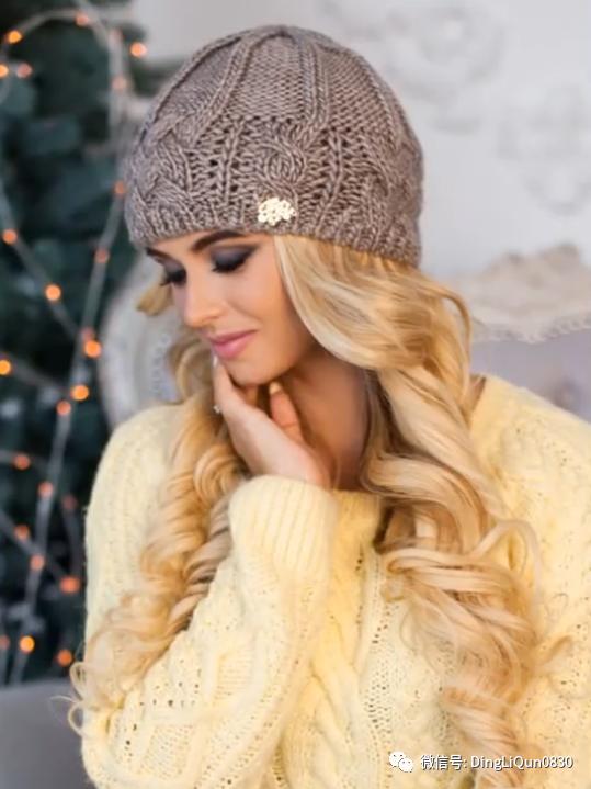 针织冬天的帽子,冬天针织帽子