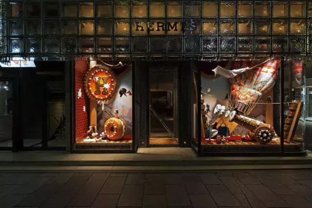 2016年成都爱马仕橱窗,爱马仕东京银座橱窗设计
