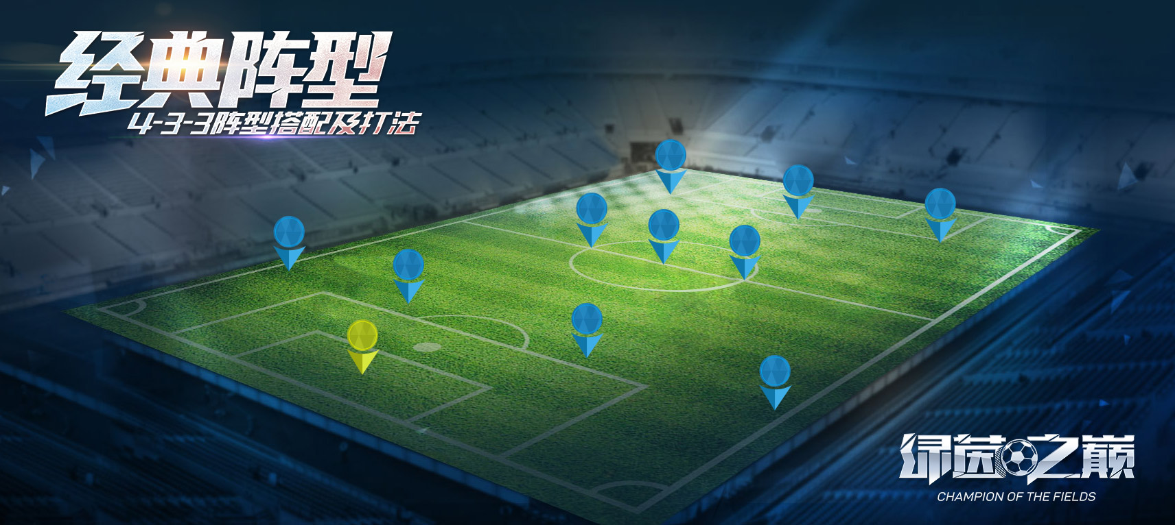 绿茵之巅阵型,攻守兼备最强阵型