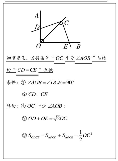 初中八大几何“模型”归纳，全是经典，吃透3年数学“难扣分”