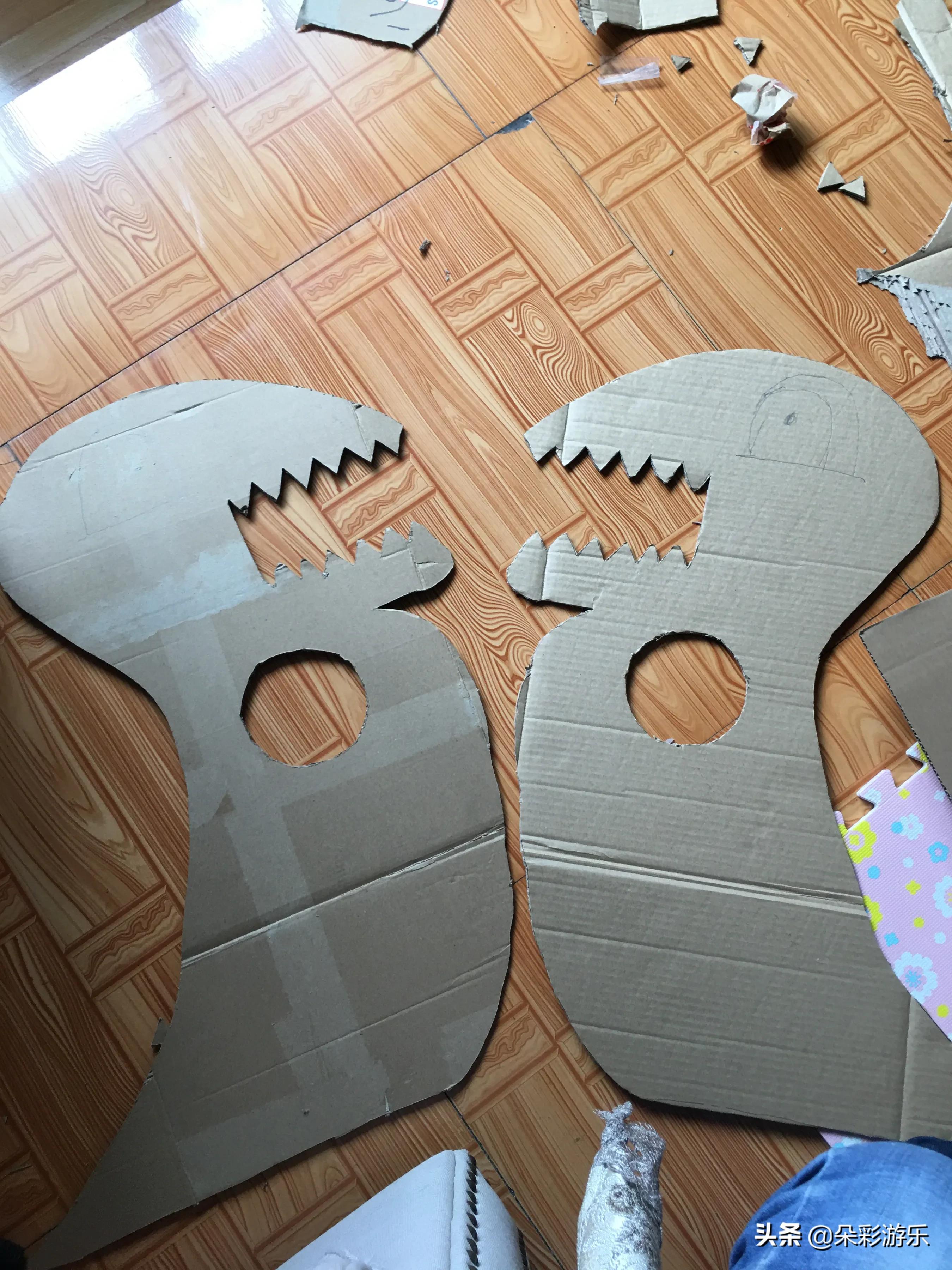 在家无聊给宝贝做个玩具吧,童年小恐龙游戏