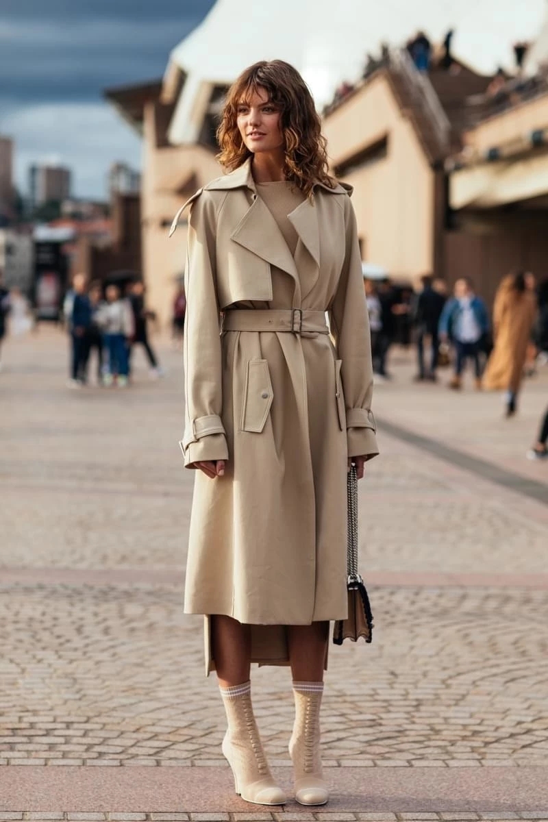 风衣适合微胖人士穿吗,微胖显瘦风衣