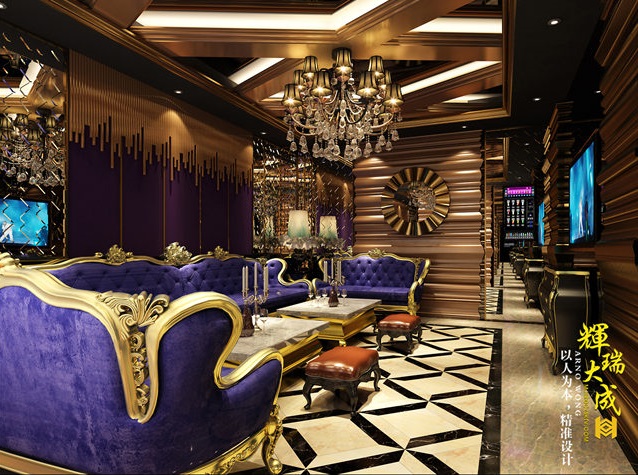 藏西ktv,辉瑞大成娱乐空间ktv设计
