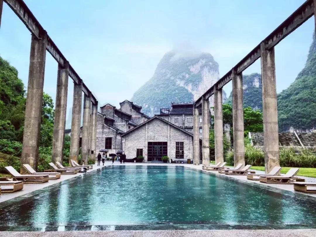 阳朔带游泳池价格适中的酒店,阳朔旅游比较方便的酒店