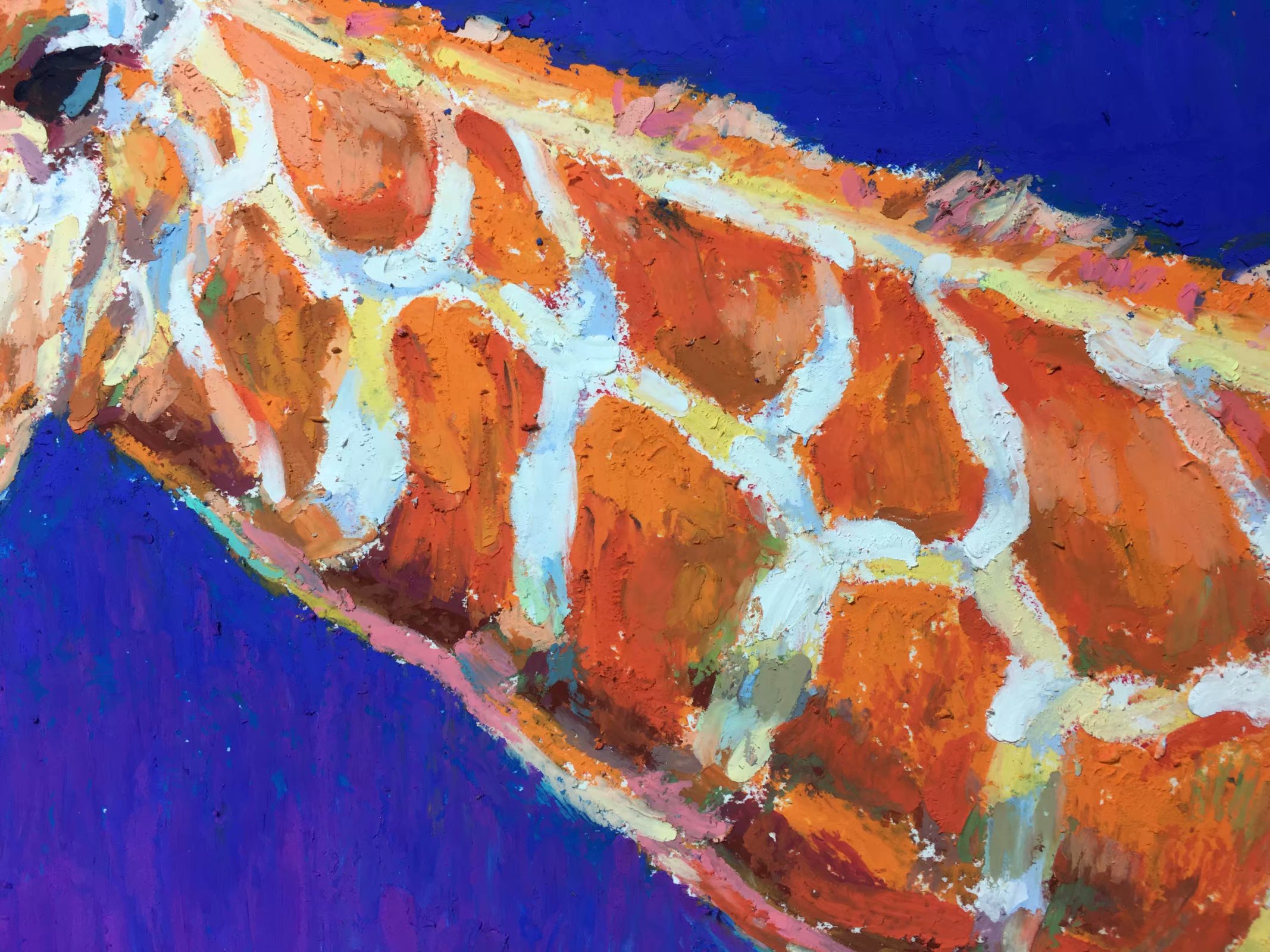 丹克林油画棒绘画基础入门教程,油画棒油画教程超级简单新手入门