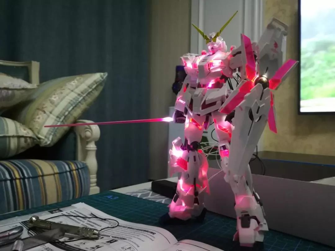 高达独角兽制作全过程,mg独角兽制作过程