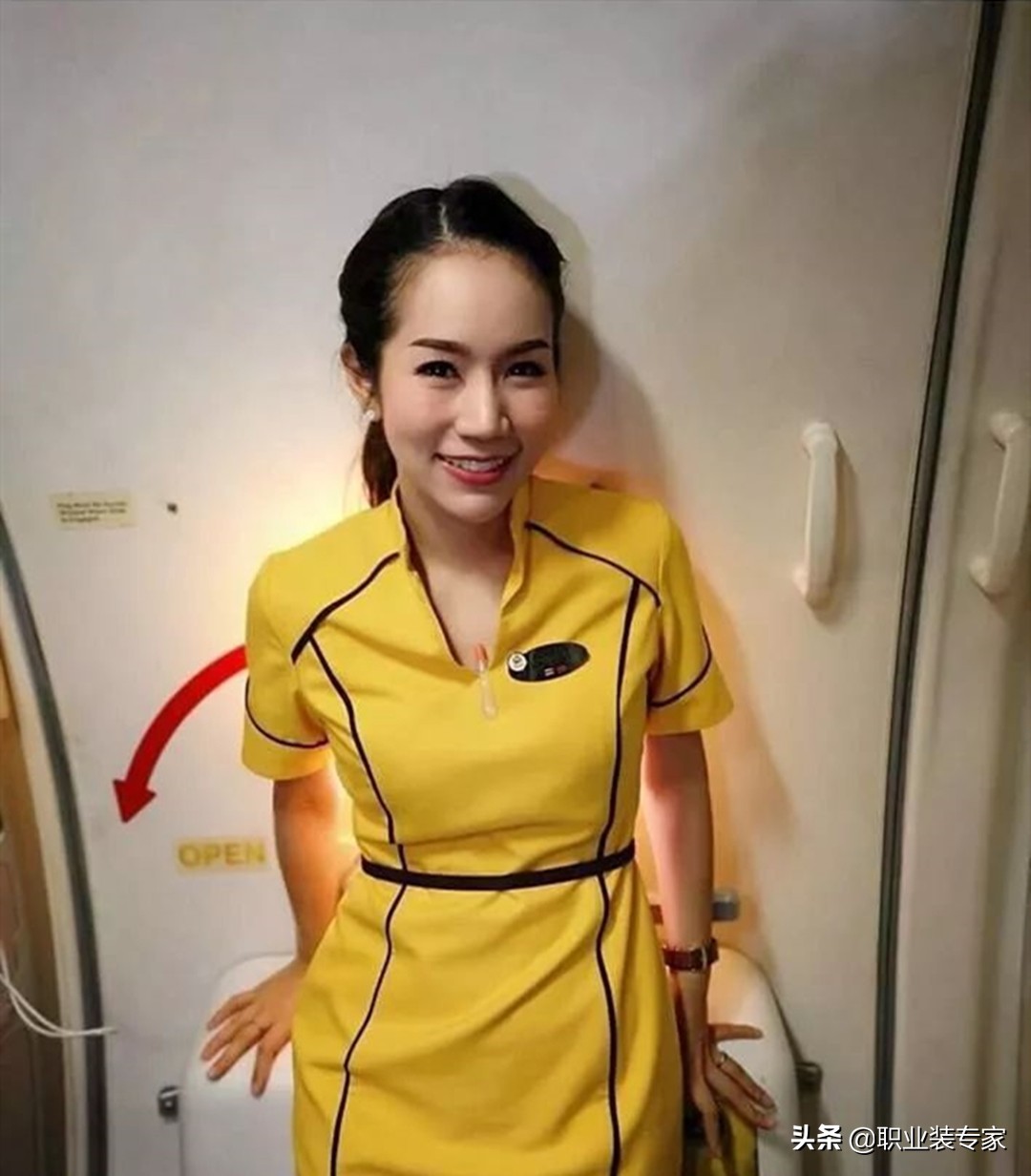 泰国酷鸟航空空姐服,泰国国际航空公司制服特色