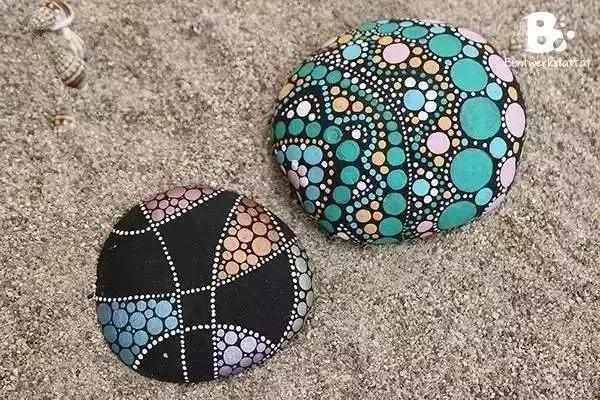 石头画简单幼儿园详细教程,简易石头手工绘画教程