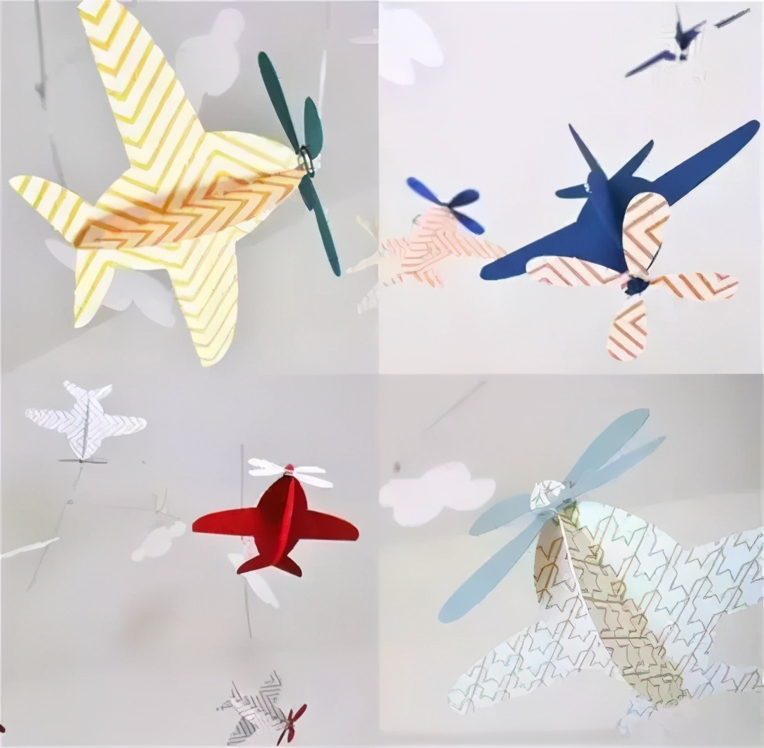 能飞的手工飞机制作幼儿园,国庆幼儿园手工制作飞机图文