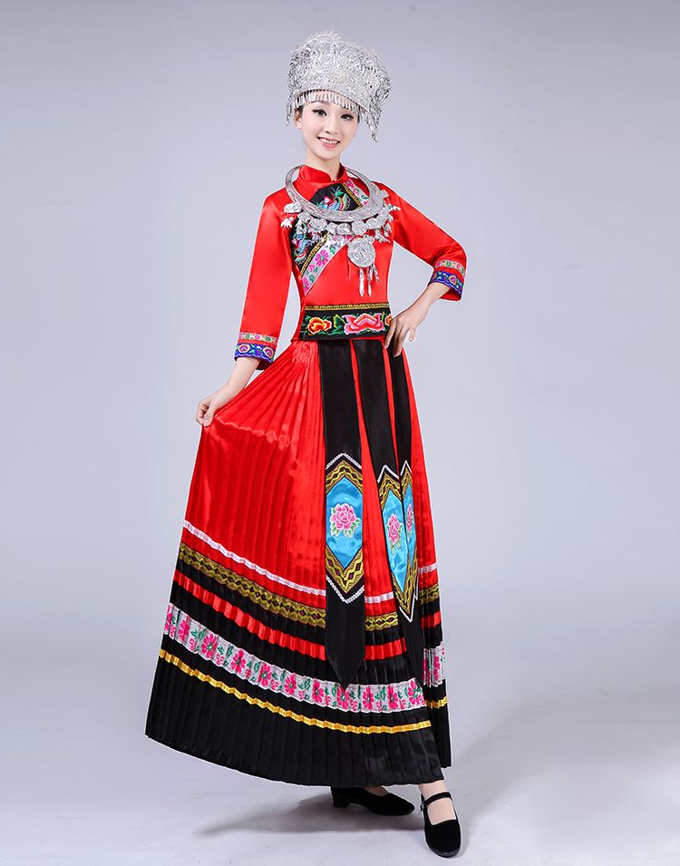 少数民族美女服装夏季,少数民族美女服装壁纸