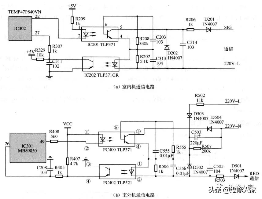 长虹空调变频板pfc电路维修,长虹变频空调控制电路板故障