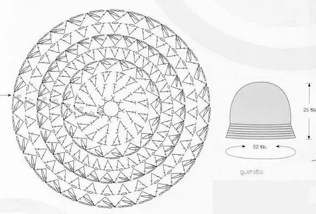 女士帽子帽顶图片,女士夏帽子花样图解