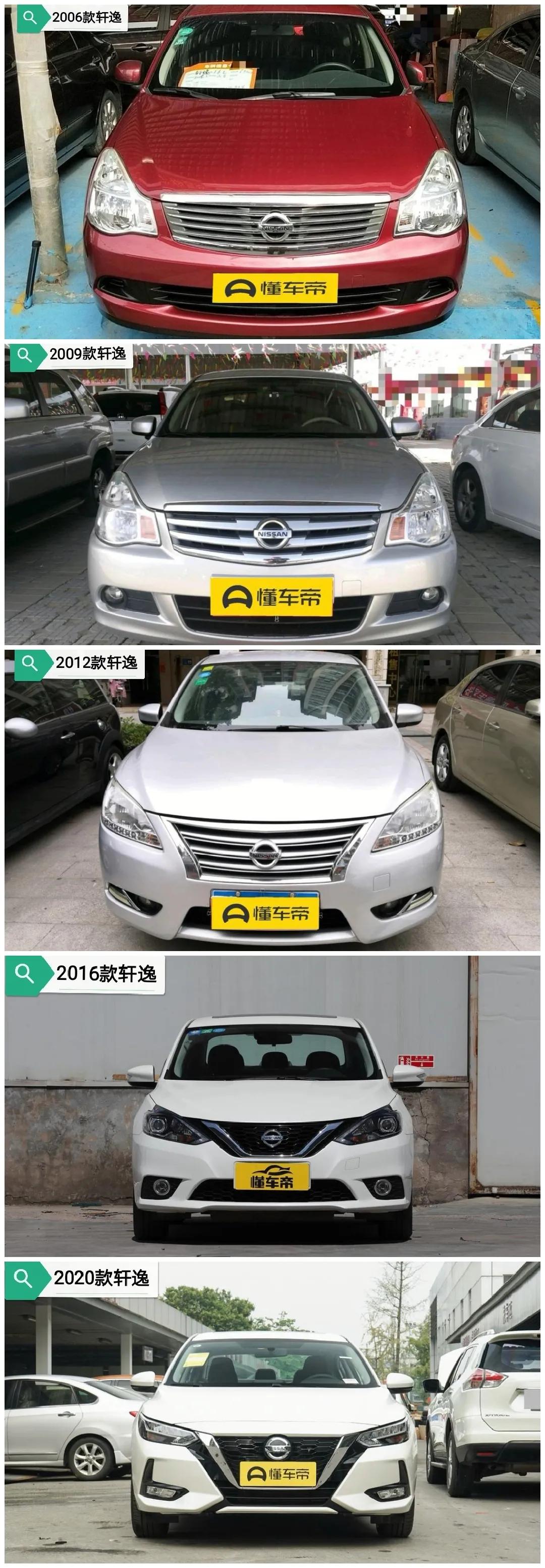 10年外观进化史,8年进化史