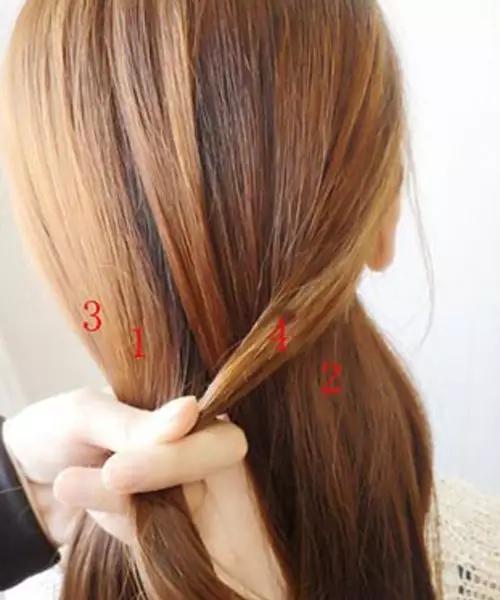 鱼骨辫网红红色蝴蝶结,女童扎头发鱼骨辫蝴蝶结