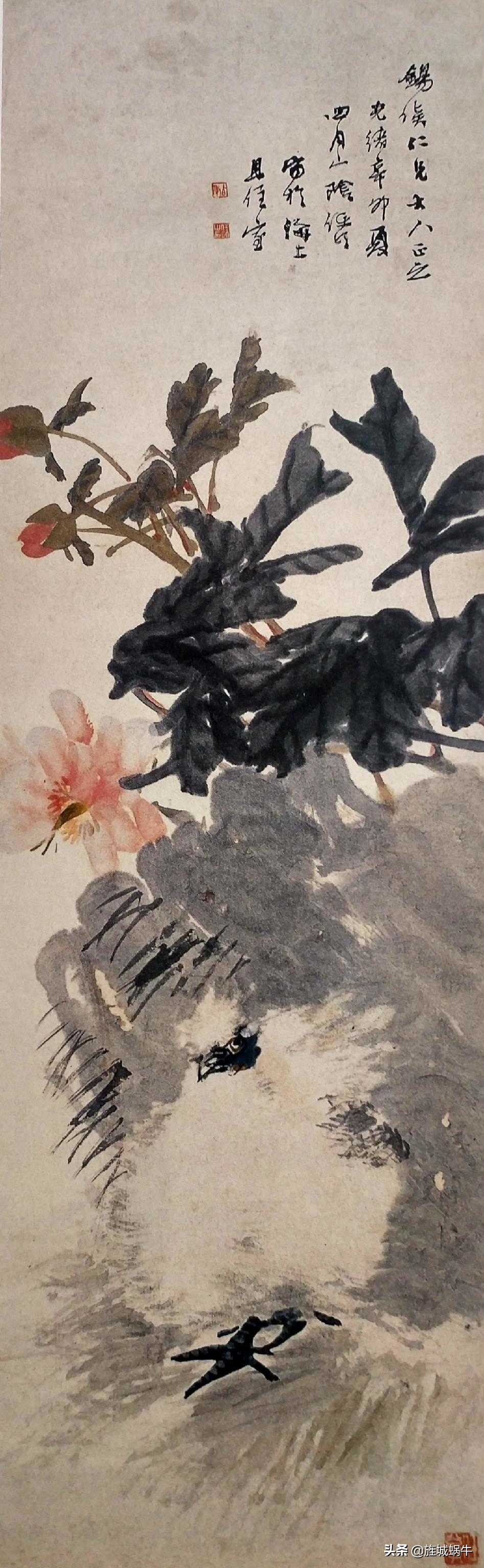 他以笔墨捕捉迎风腾飞的鸟雀、轻灵鲜活的花蕾