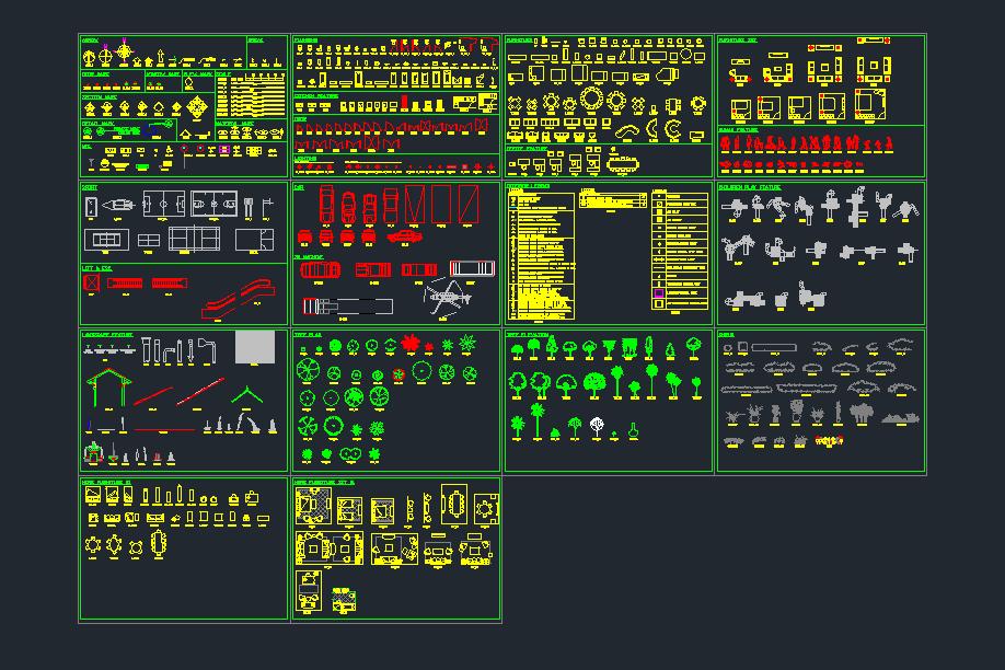 cad全部图,最全cad图库3000份