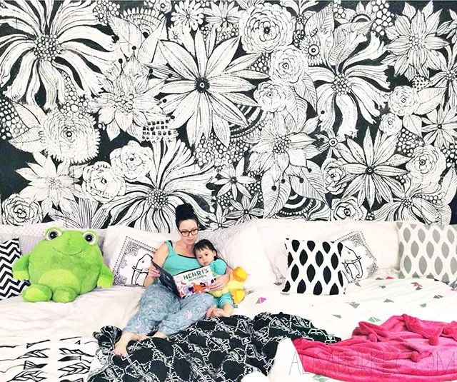 你家的墙贴,墙绘自己的家