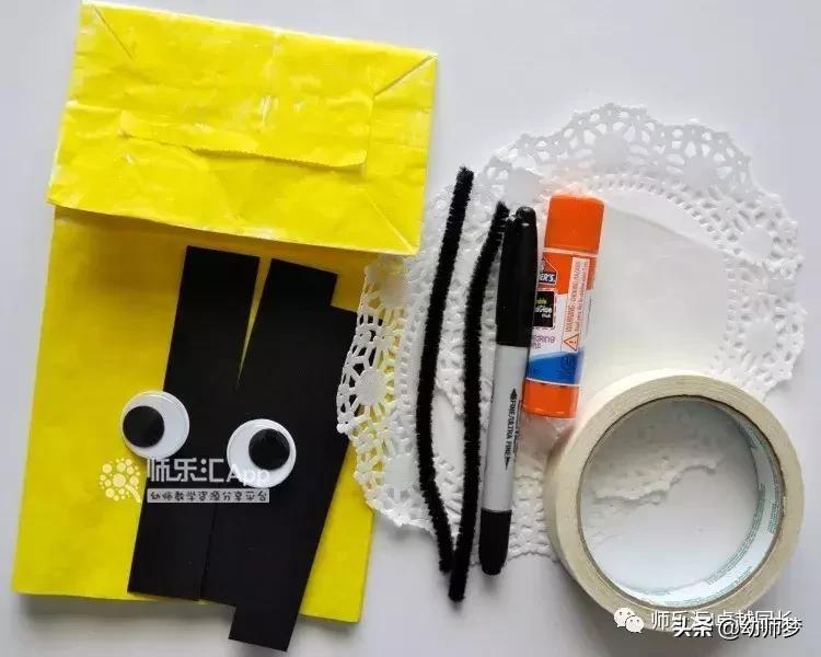 环保纸袋手工创意创作思路,幼儿纸袋手工环保创意图片