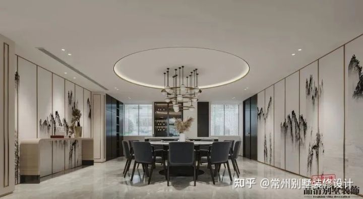 品清别墅装饰设计技巧,300平别墅法式轻奢装修效果图