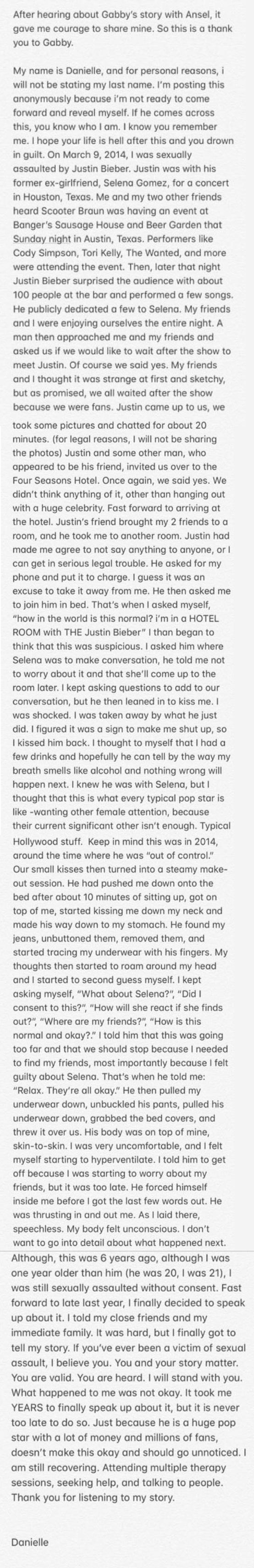 比伯晒证据回应性侵,比伯遭粉丝指控