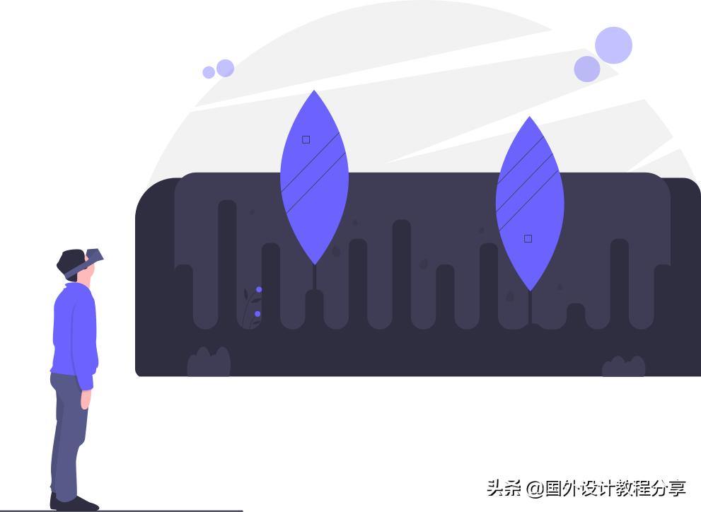 扁平矢量插画色彩教程,扁平矢量家具插画