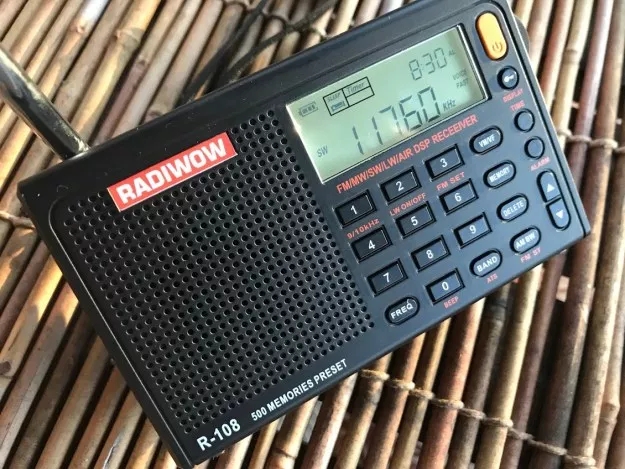 RADIWOWR-108一款全新的DSP短波便携式收音机,含航空和长波段