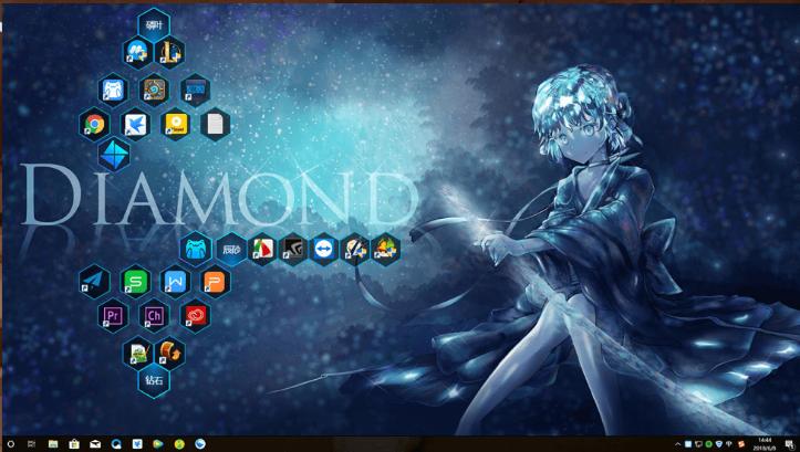 电脑桌面改造二次元,电脑桌面怎么炫酷又实用