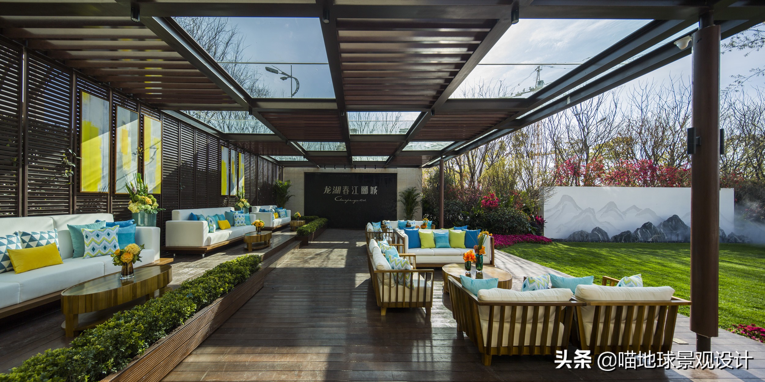 100款庭院廊架图片,中式庭院亭子设计效果图