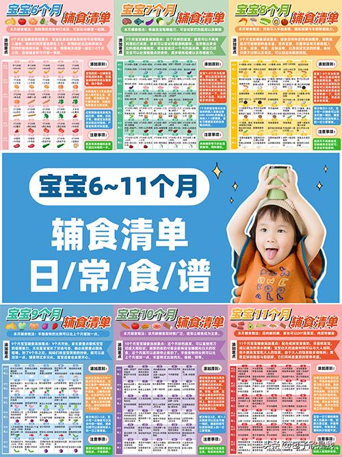 辅食6-12个月教程视频,辅食食谱每日安排表