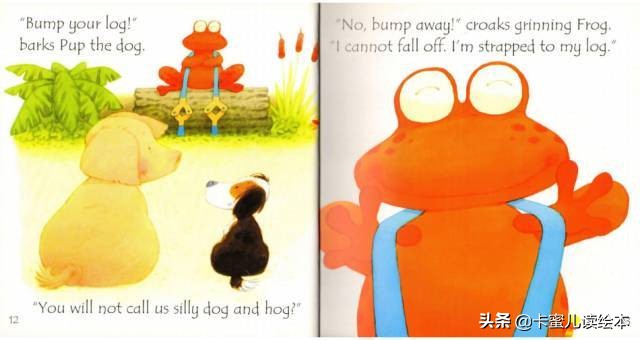 关于动物的英文小绘本故事大全,兔子和青蛙英文绘本