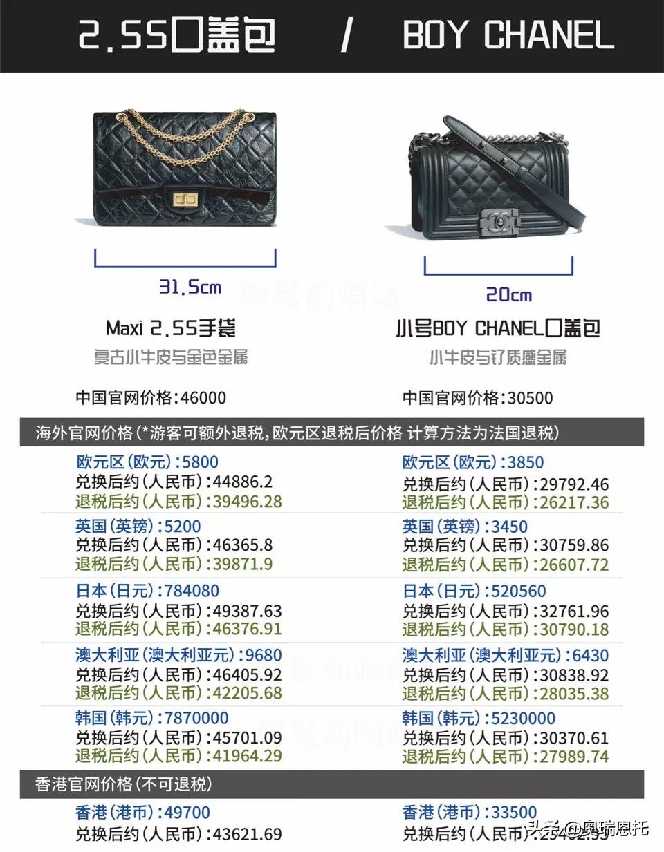 香奈儿经典款包羊皮价格,香奈儿新款中国香港比价